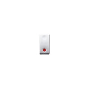 GW20523 Pulsante Unipolare 250V Ac 1P Nc+ Ca Na - Arresto - Simbolo Rosso - System White