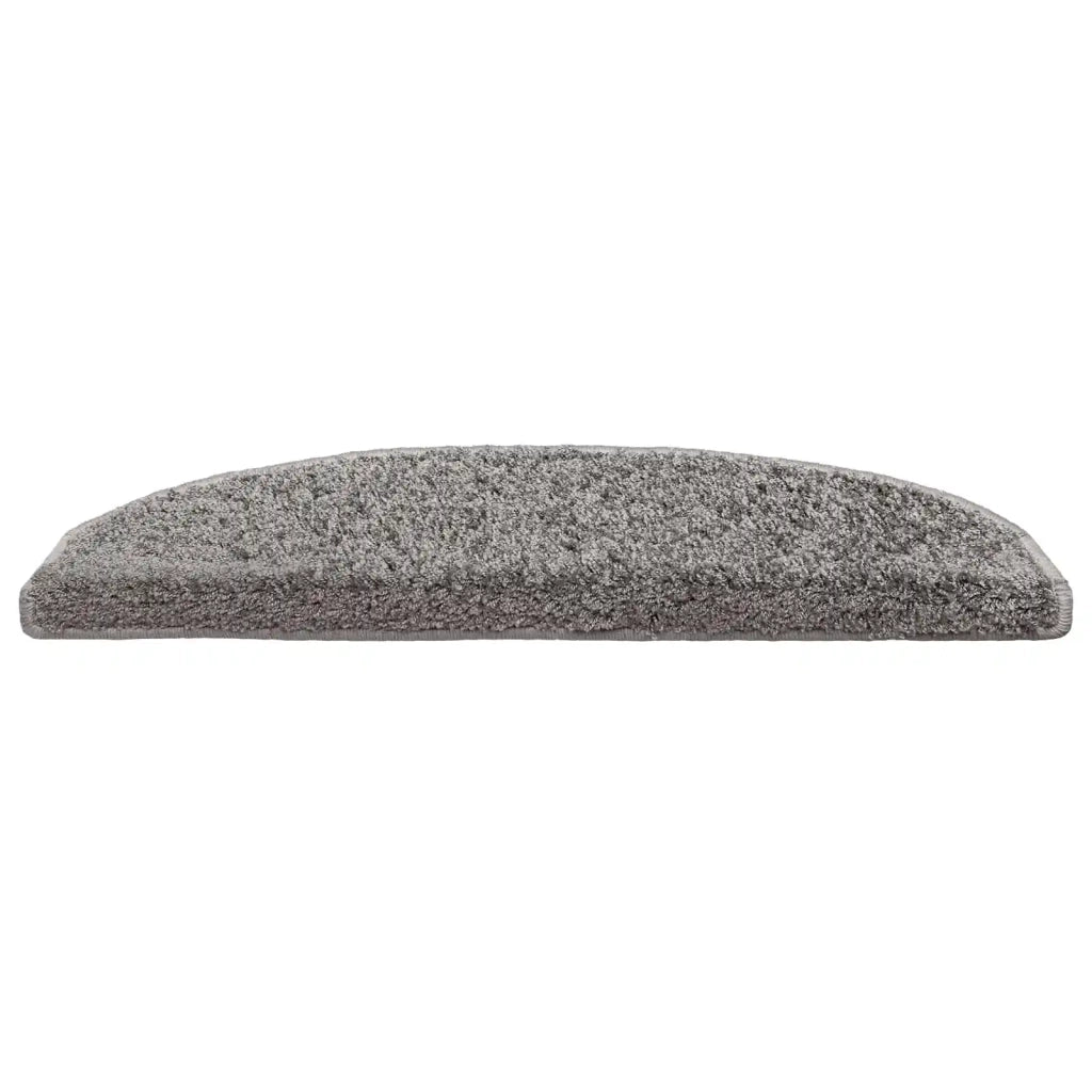 Tappetini per scale autoadesivi Semicircolare 15 pcs Grigio 42038651