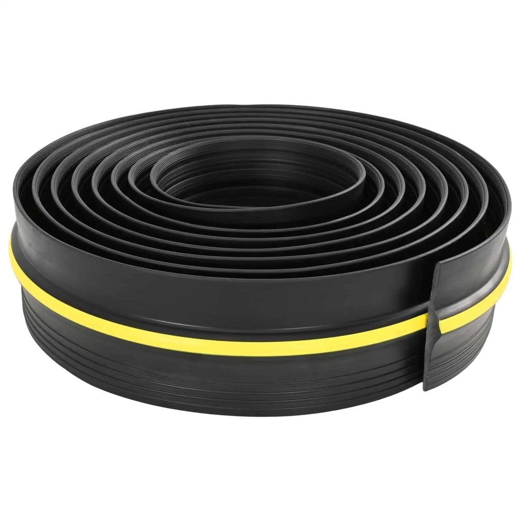 Guarnizione per pavimento del garage Nero e Giallo PVC 42038286