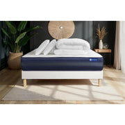 Pacchetto letto completo - Materasso 180x200cm + Box spring con doghe (kit) + 2 cuscini + Piumino - Actiflex Tech