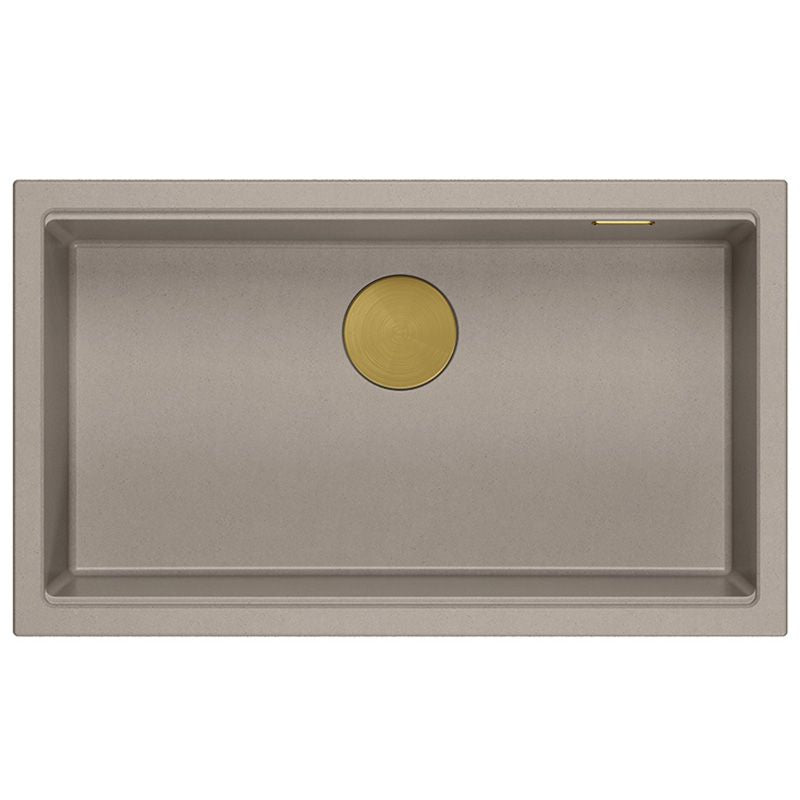 Lavello In Granito Logan 110 Beige Rame