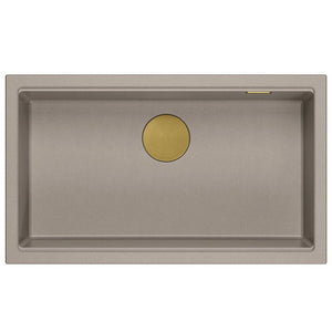 Lavello In Granito Logan 110 Beige Rame