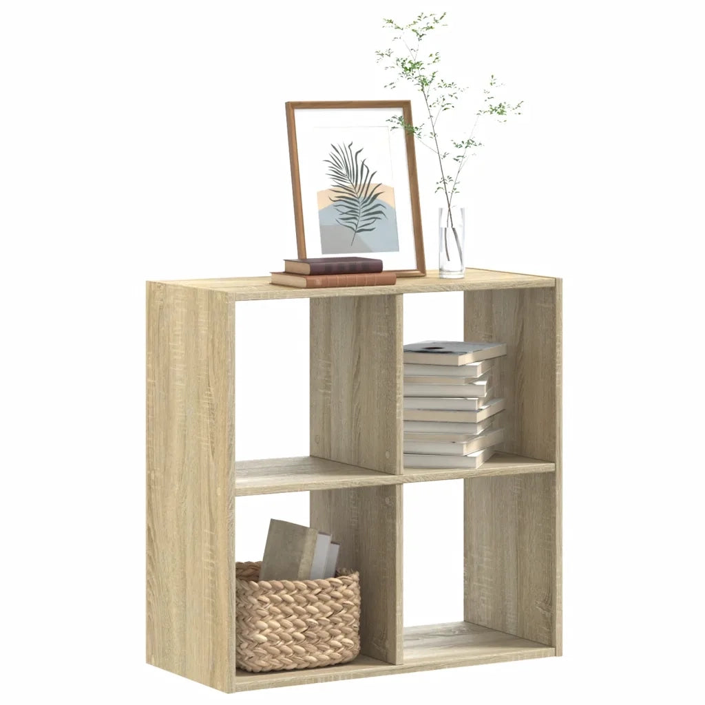 Libreria Rovere Sonoma 68,5x32x68,5 cm in Legno Multistrato 852827