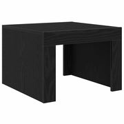 Tavolino da salotto | Tavolino da caff¨¨ | Tavolino da Soggiorno Rovere Nero 50 x 50 x 35 cm