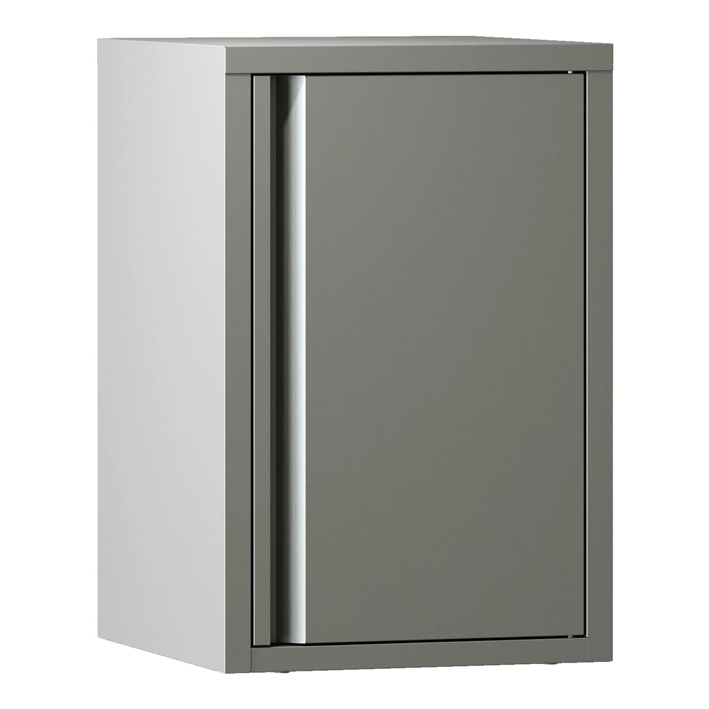 Mobiletto portaoggetti da parete 50 x 33 x 35 cm acciaio grigio 03_0008888