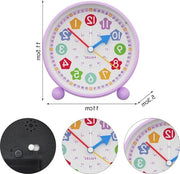 Alarme stile e alimentato da batterie, sveglia silenziosa per bambini per camera e cucina.