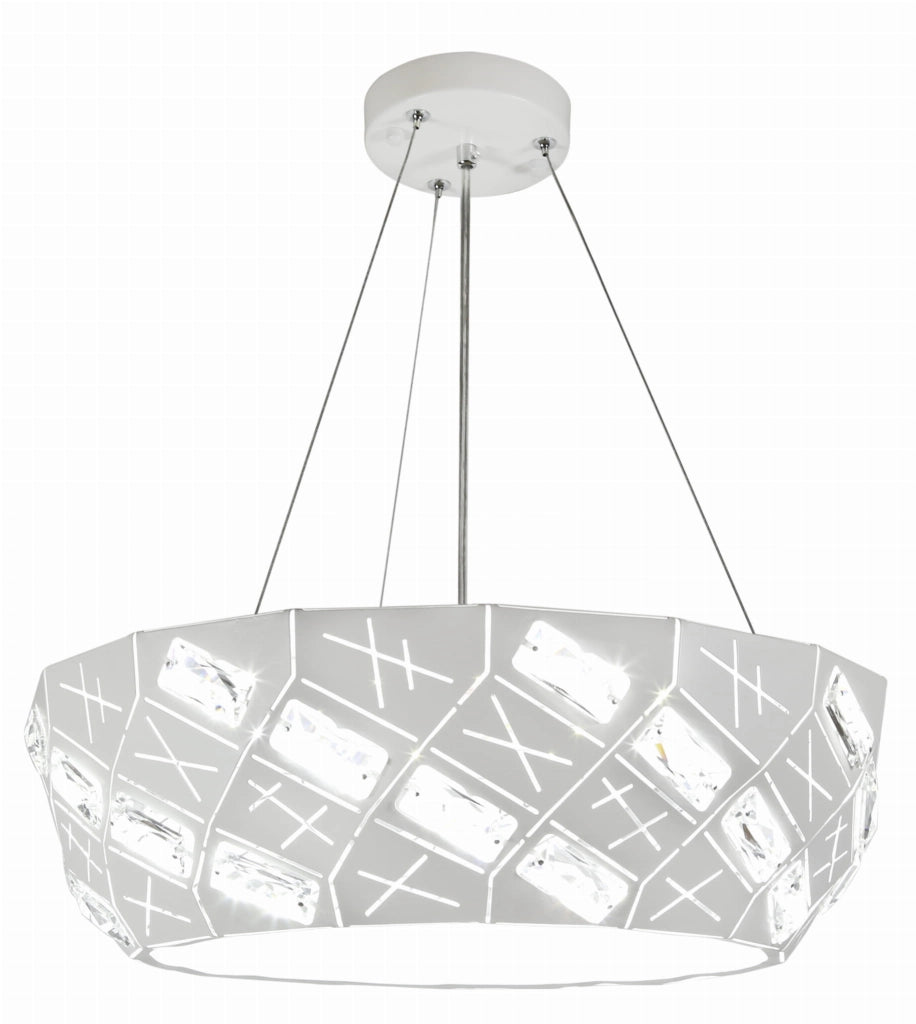 Lampadario Candellux Glance 31-59154 bianco 4xG9 36cm