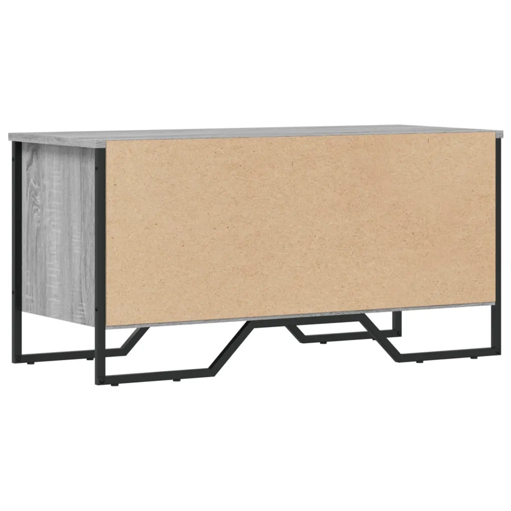 Scarpiera-Scaffale per scarpe Grigio Sonoma 90x38x45,5 cm in Truciolato