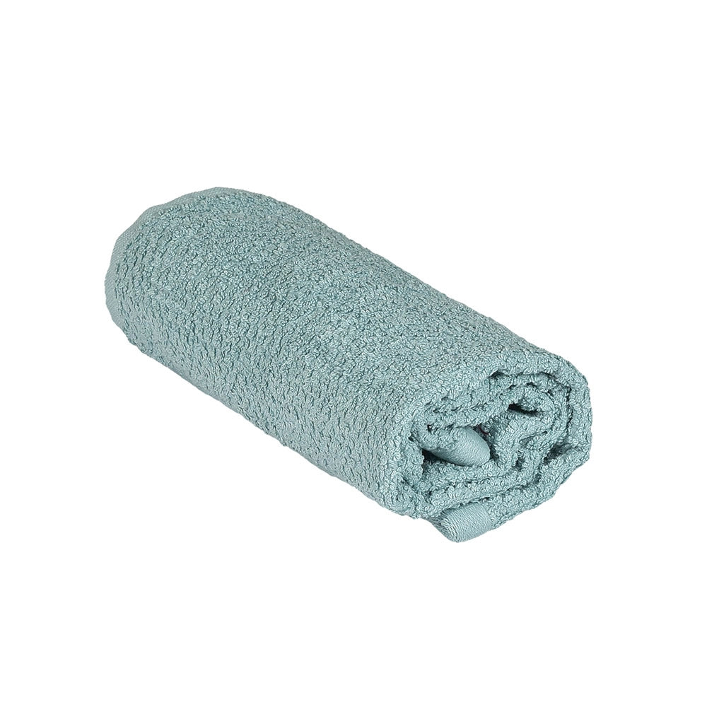Asciugamani ospite per bagno 100% cotone verde acqua 40x60 cm