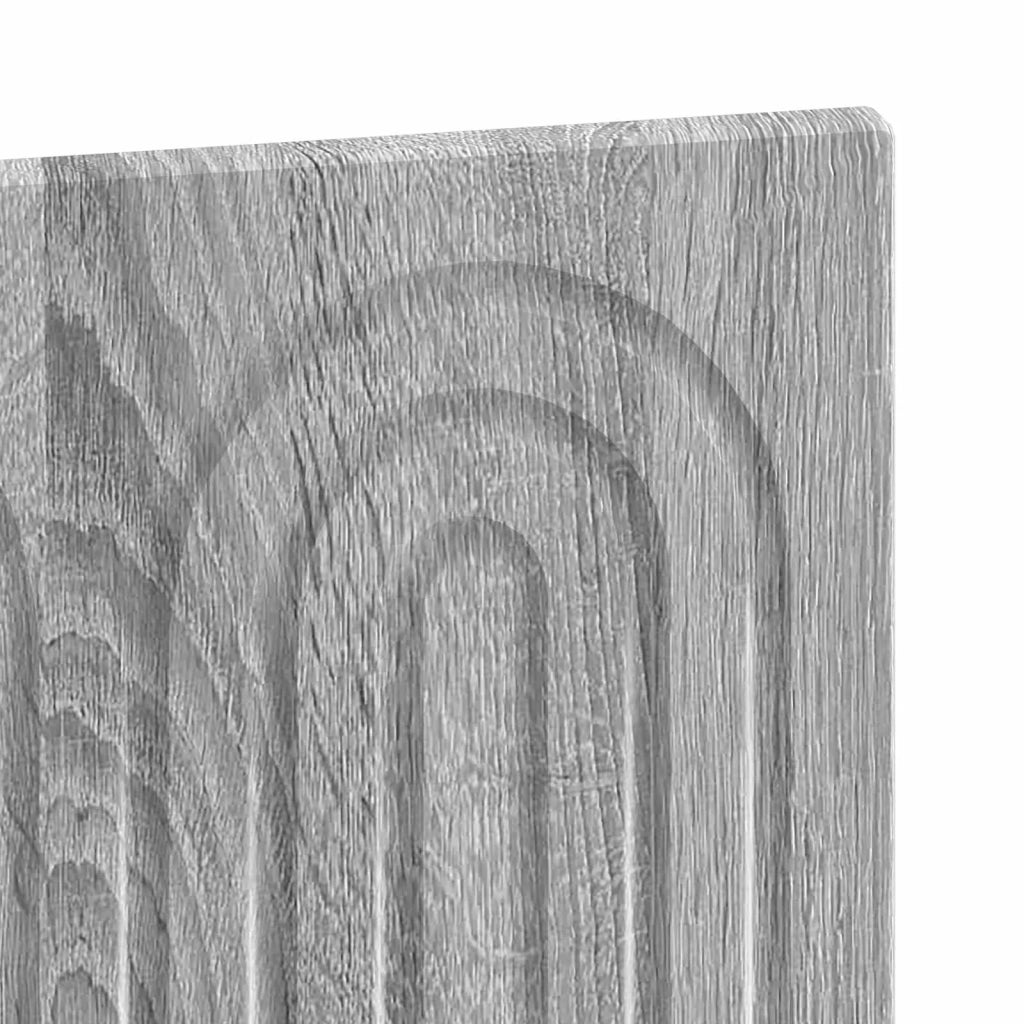 Testiera da Muro ALKMAAR Sonoma grigio Legno ingegnerizzato 896321