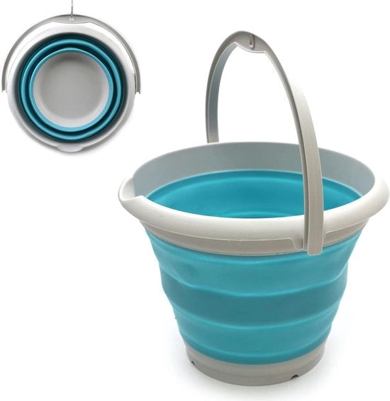 Emiciclo da 10 litri - blu lucido - per campeggio e uso all'aperto