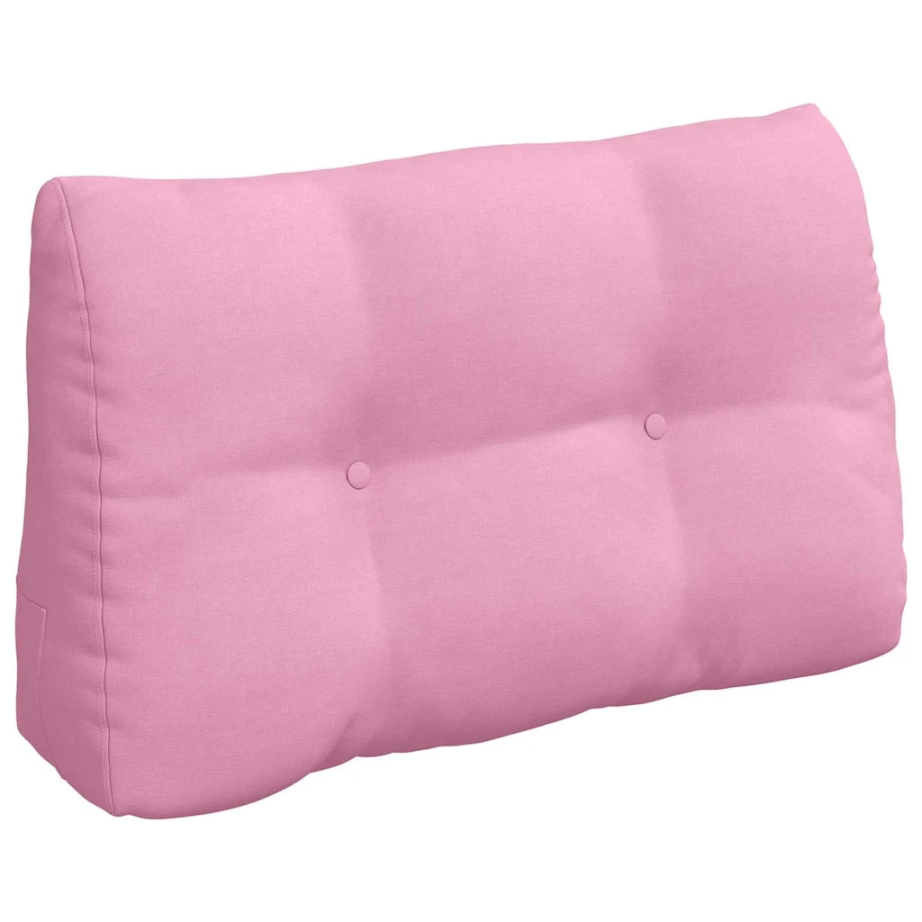 Cuscino per Schiena Rosa 80 x 24 x 50 cm Tessuto 42014427