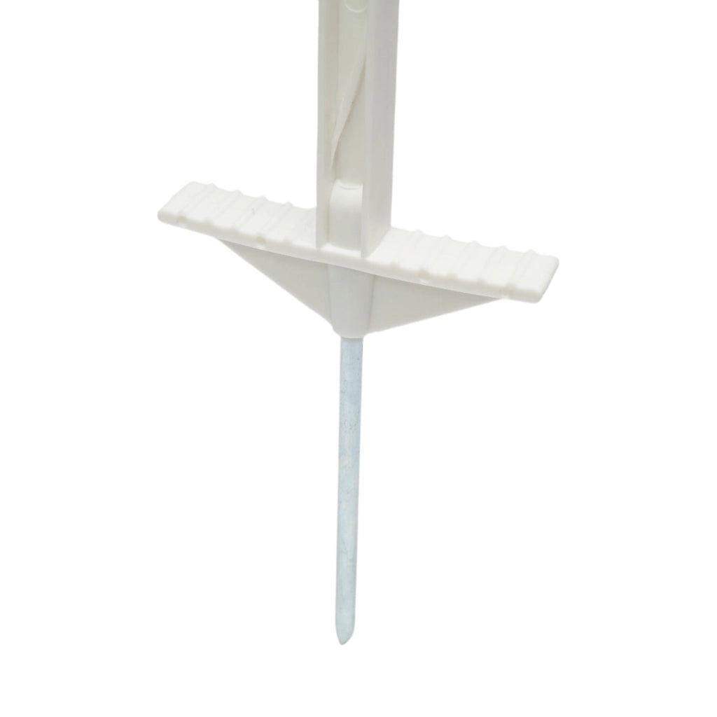 Palo in plastica bianca da 1050 mm per filo di recinzione elettrica Breckner Germany