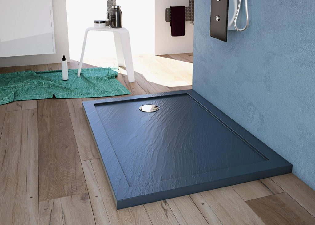 Piatto Doccia 70x170 cm in Acrilico Fosterberg Floret Antracite