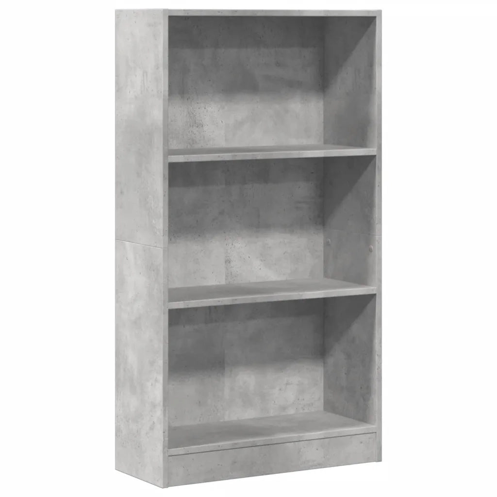 vidaXL Libreria Grigio Cemento 60x24x109 cm in Truciolato