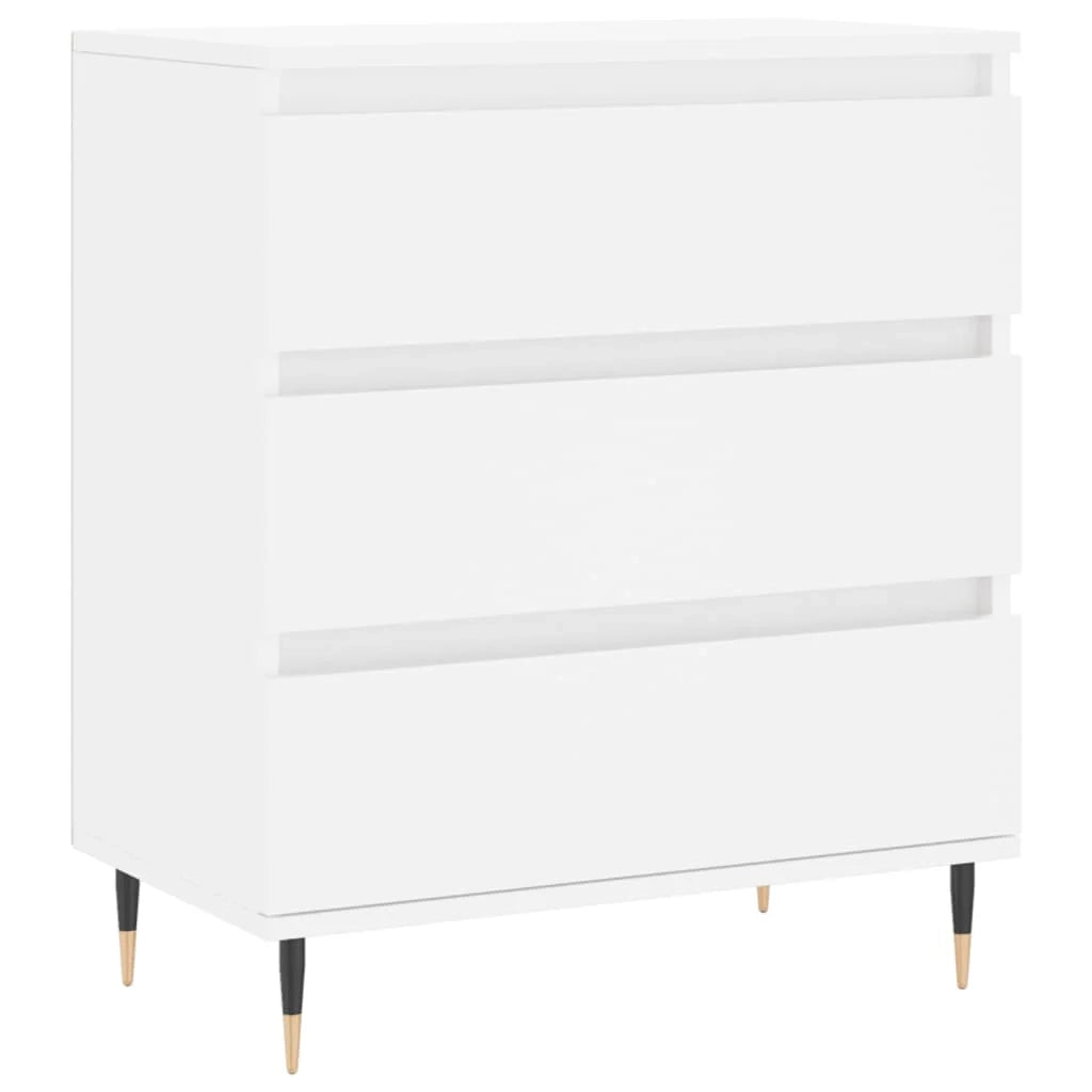 Buffet credenza cassettiera armadio mobile contenitore organizer per cucina soggiorno salotto 60 x 35 x 70 cm legno ingegnerizzato bianco 02_0030369