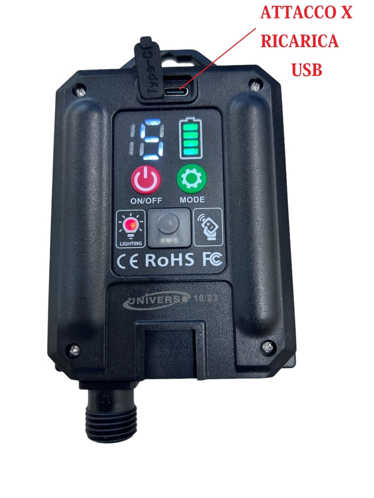 Luci di Natale Catena Luminosa natalizia a LED di 10 Meteoriti a Ricarica solare e USB con Telecomando luce calda