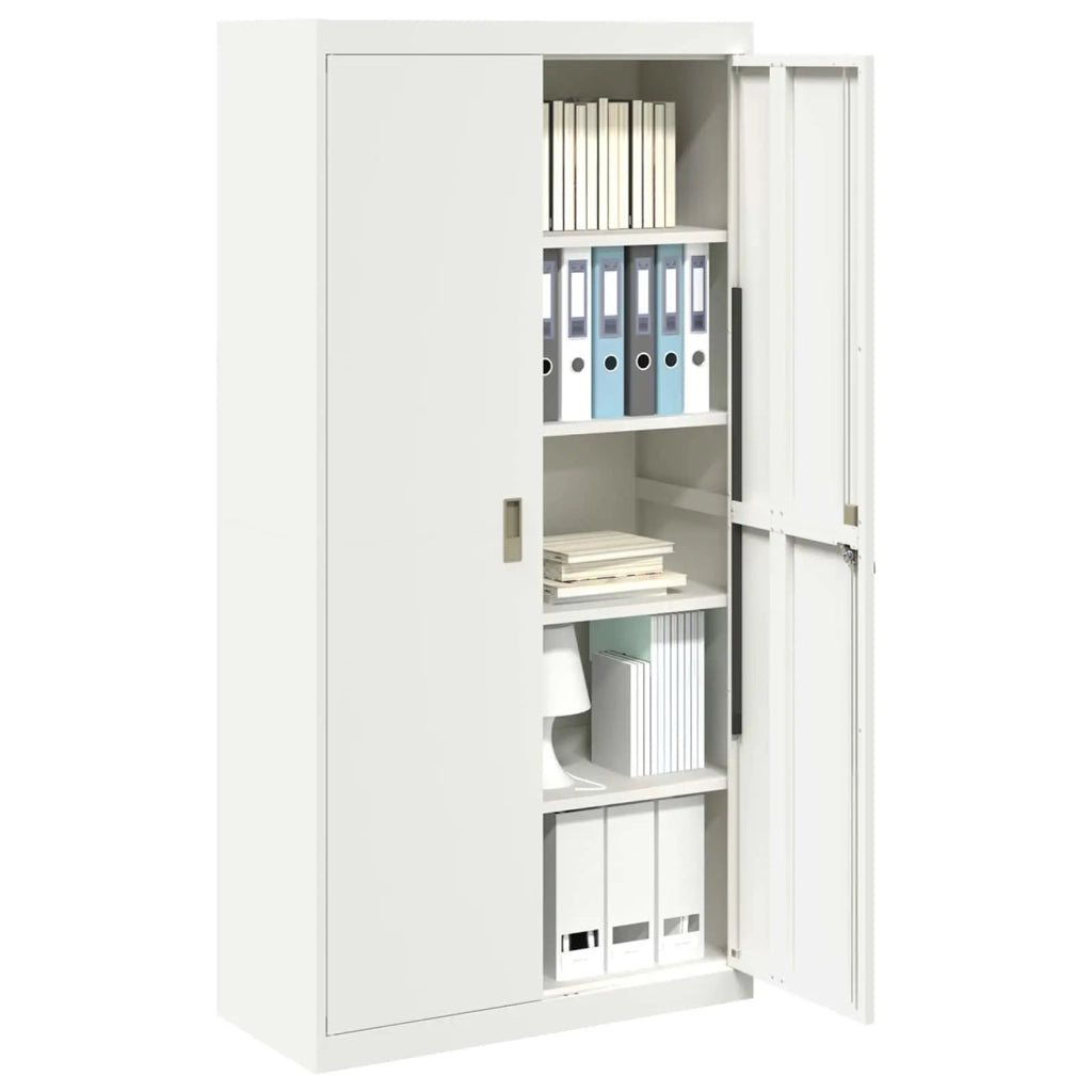 Armadio Bianco 90 x 40 x 180 cm Acciaio