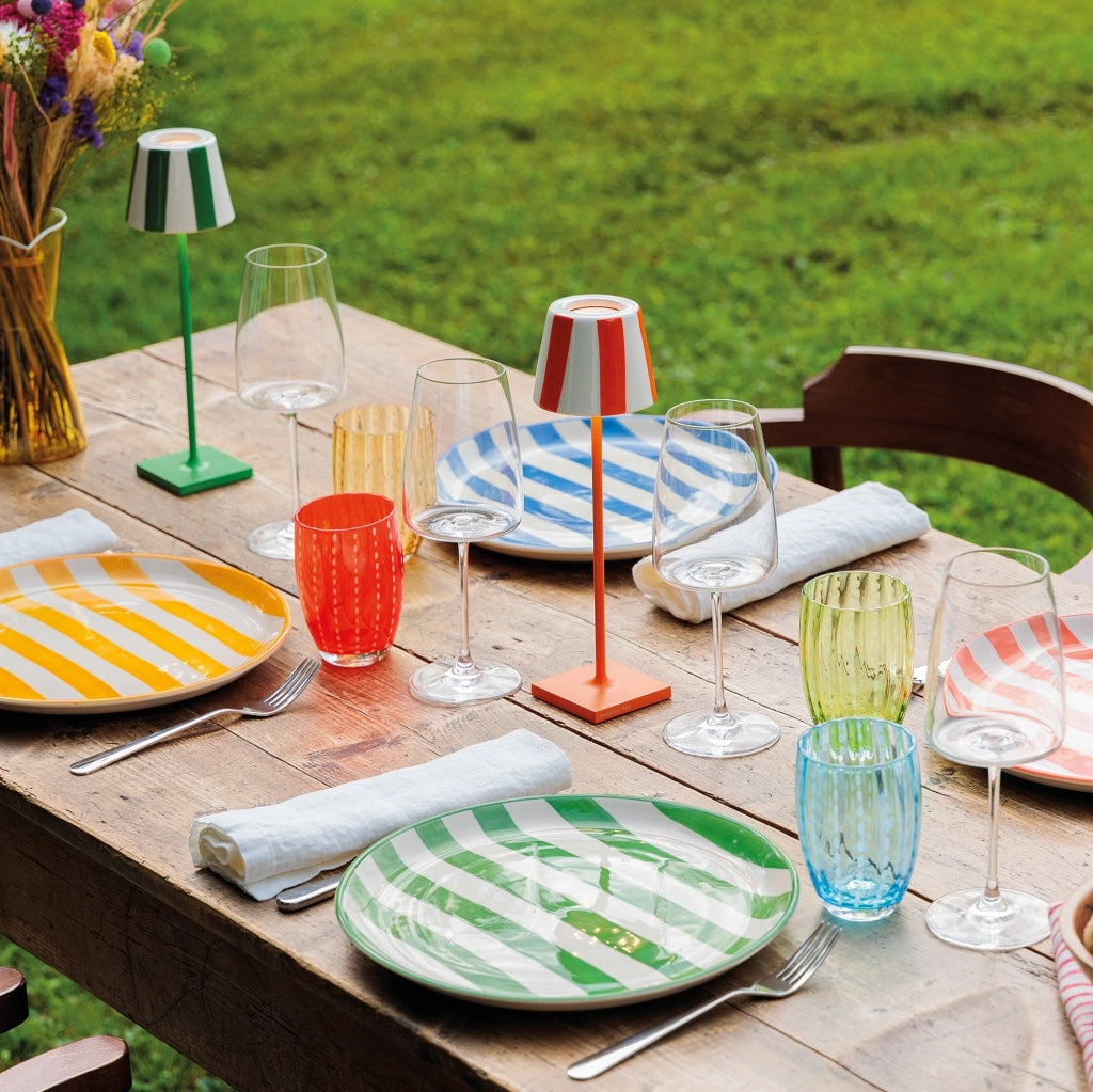 Zafferano Calice Altopiano 51 cl Set 6 Pezzi in Vetro Sonoro Superiore per Vini Bianchi Freschi, Design Moderno con Fondo Piatto e Alta Resistenza