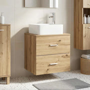 Mobile Lavabo da Parete Rovere Artigianale 49,5 x 41 x 63 cm