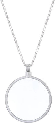 Vergrootglas 5X con Catenella - Vergrootglas per Adulti - Vergrootglas con Lente in Vetro - Regalo Pensato - 90 cm Catenella - Adatto per Leggere e Artigianato - Monoculare