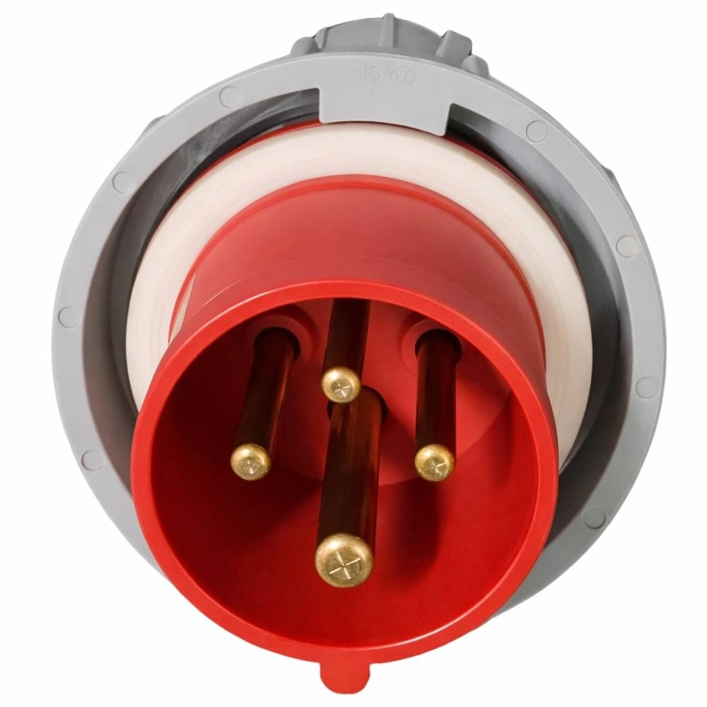 Spina industriale ecova trifase rossa ip67 3p+t resistente e sicura *** ampere 32 ampere, confezione 1