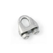 Morsetto per funi Ã˜ 11 mm. in acciaio zincato 2 pz.