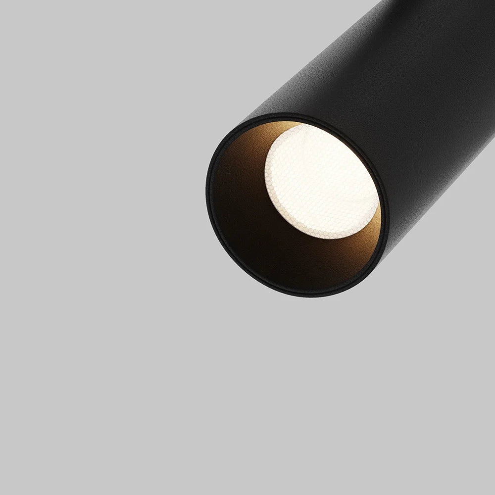 Maytoni lampada da binario moderna Exility Focus LED 1 luce LED integrato nero metallo