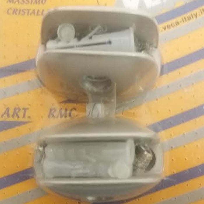 Reggimensole ovale da mm 8 a 12 nichelate rmc4