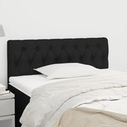Testiera-Testata-Testiera Decorativa Nera 90 x 7 x 78/88 cm in Tessuto