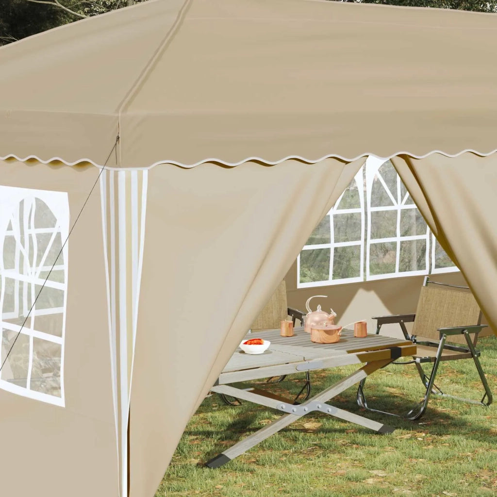 Tenda per feste a pop-up Crema 575 x 288 x 245 cm 42019801