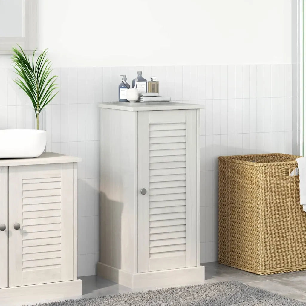 Mobile da Bagno VIGO Bianco e Bianco Antico 37,5 x 34 x 80 cm 4019104