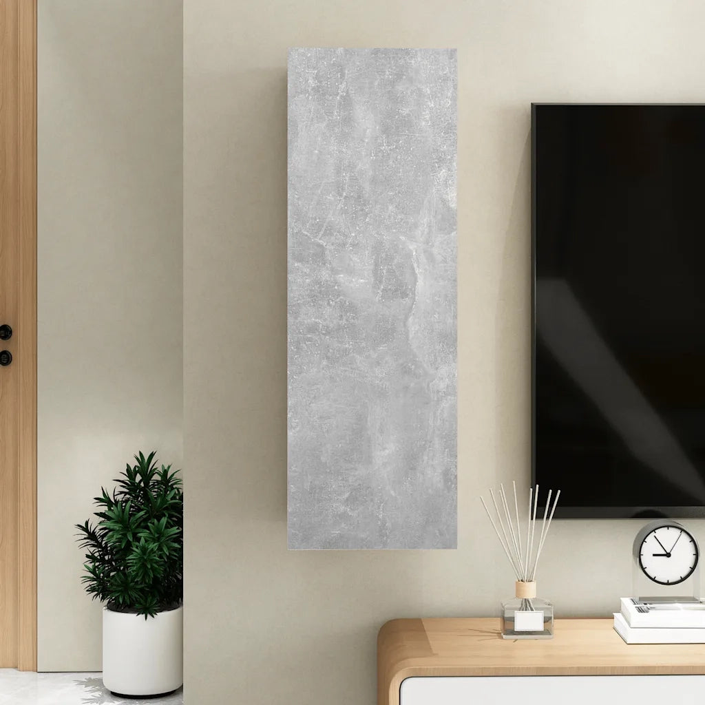 Mobile TV Grigio Cemento 30,5x30x90 cm in Truciolato cod mxl 18922