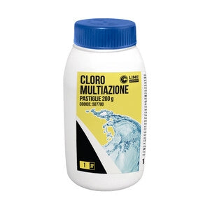 C CLORO PISCINA MULTIAZIONE PASTIGLIE 200 G CF 1KG- 1,0 pz