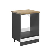 Vicco Mobile per forno da incasso Bianco 60 cm , PL Rovere