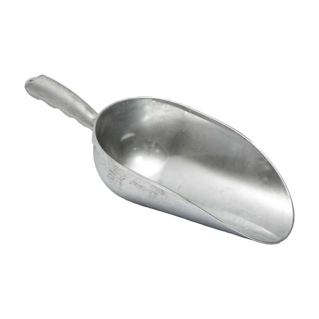 Paletta Sessola Alimentare in Alluminio 26x14x9 cm, Paletta in Alluminio per Alimenti, 26x14x9 cm