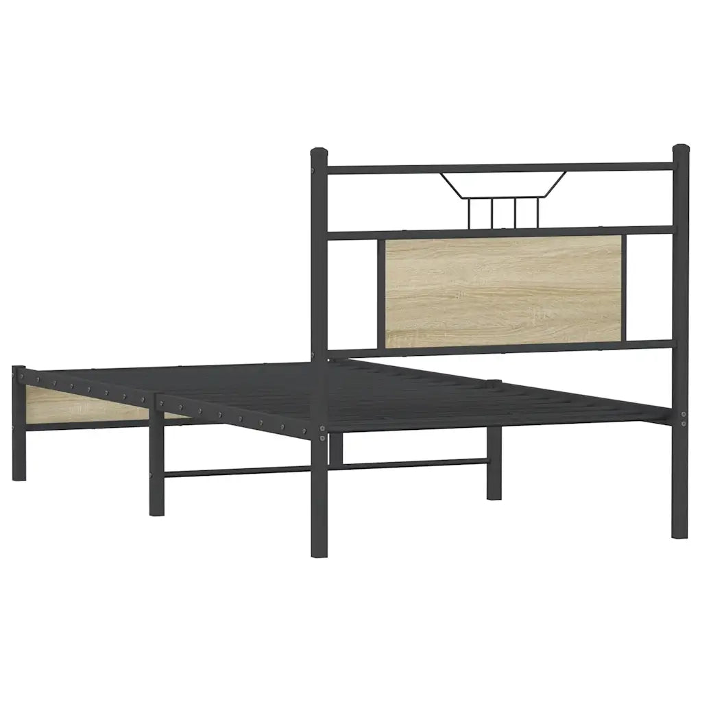 Giroletto senza Materasso Rovere Sonoma 90x200 cm in Truciolato 4106937