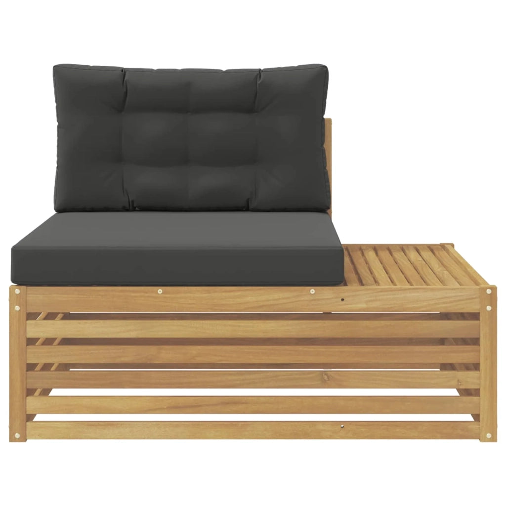 Divano da Esterno con cuscino-Divano da Giardino Bianco 115 x 83 x 73 cm 659410