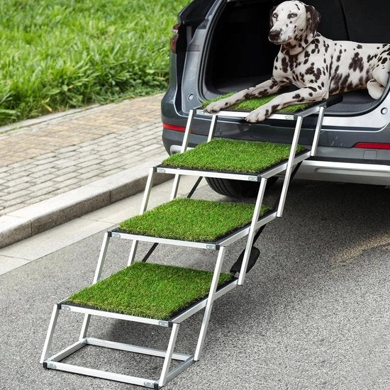 Trappola per auto per cani grandi con schienale, superficie antiscivolo - fino a 125 kg