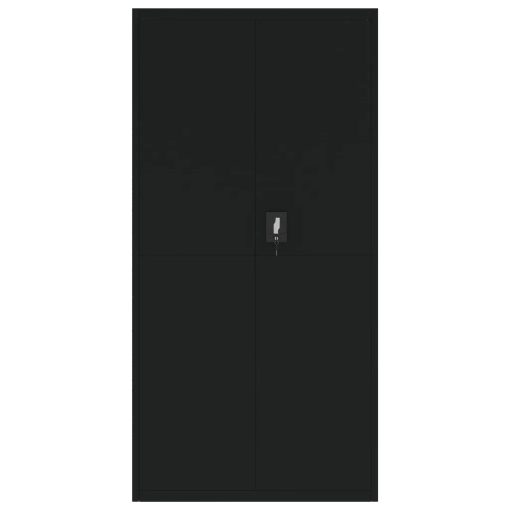 Armadio Classificatore Nero 90x40x180 cm in Acciaio CFW3088051