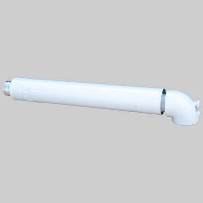 TERMINALE ANTIVENTO CON CURVA 90  ° PER SCALDINI  60100     VAILLANT