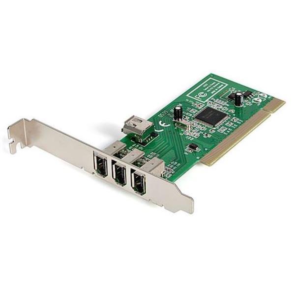 Startech.com scheda adattatore firewire 1394a pci a 4 porte - 1 interna 3 esterne - PCI1394MP