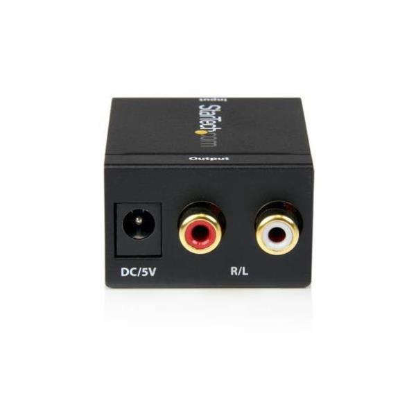 Startech.com convertitore audio da coassiale digitale spdif o ottico toslink a rca stereo - SPDIF2AA