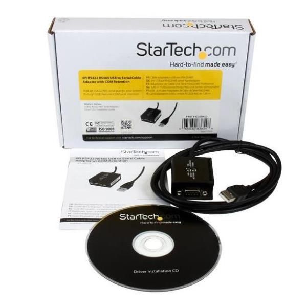 Startech.com cavo adattatore seriale professionale usb rs422/485 da 1,80 m con interfaccia com - ICUSB422