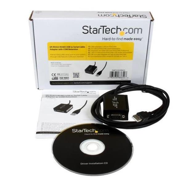 Startech.com cavo adattatore seriale professionale usb rs422/485 da 1,80 m con interfaccia com - ICUSB422
