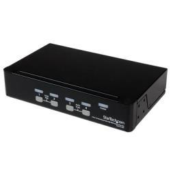 Startech.com switch kvm usb 4 porte, montabile a rack 1u, con osd - SV431DUSBU