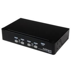 Startech.com switch kvm usb 4 porte, montabile a rack 1u, con osd - SV431DUSBU