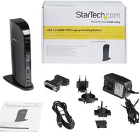 Startech.com docking station universale usb 3.0 per laptop dvi hdmi - dual-monitor con ethernet audio - USB3SDOCKHD