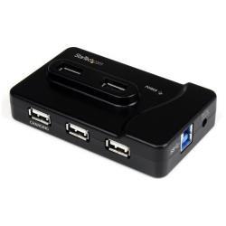 Startech.com hub combo usb 3.0/2.0 a 6 porte con porta di caricamento - ST7320USBC