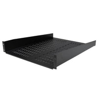 Startech.com ripiano per montaggio a rack con fessure 22" 2u - ripiano per armadio server rack fisso - 22 kg - CABSHELF22V